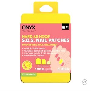Onyx Hard as Hoof S.O.S. Nail Patches - Yellow and Pink
